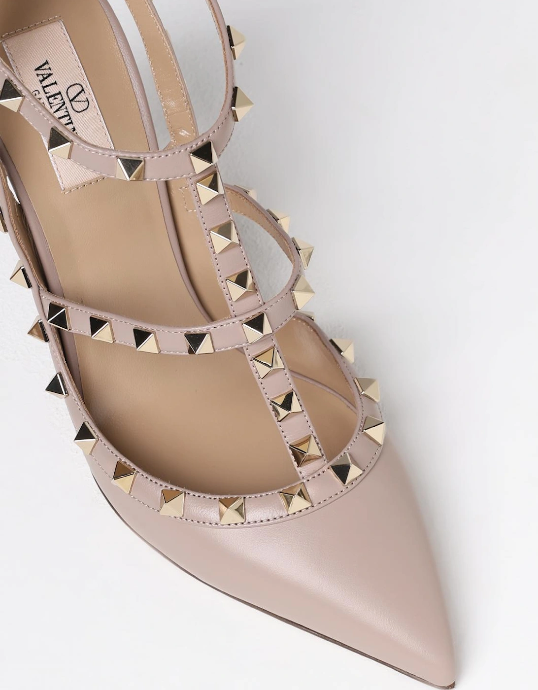Rockstud TStrap Pump Heels