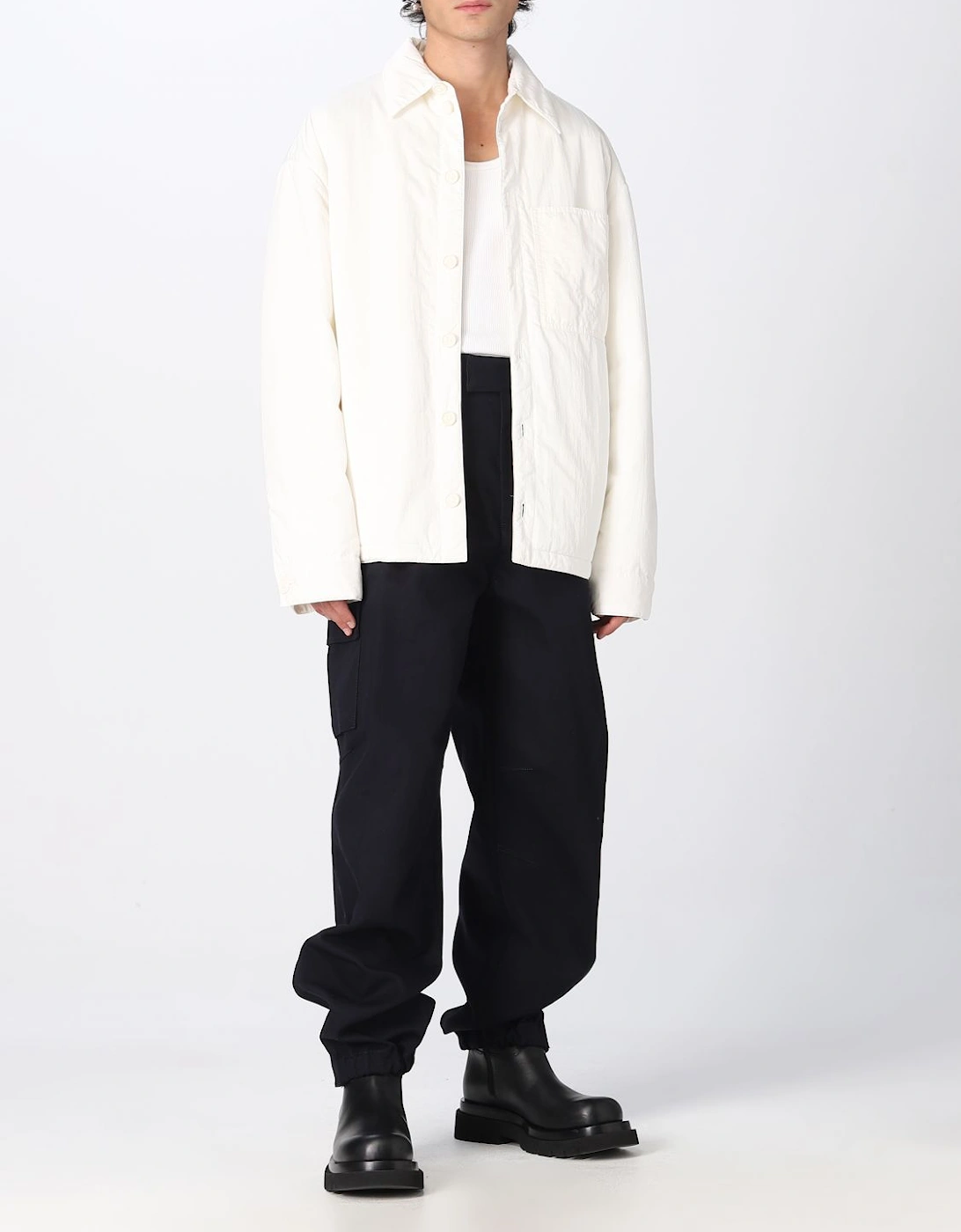 Quilted Shirt Jacket Relaxed Fit