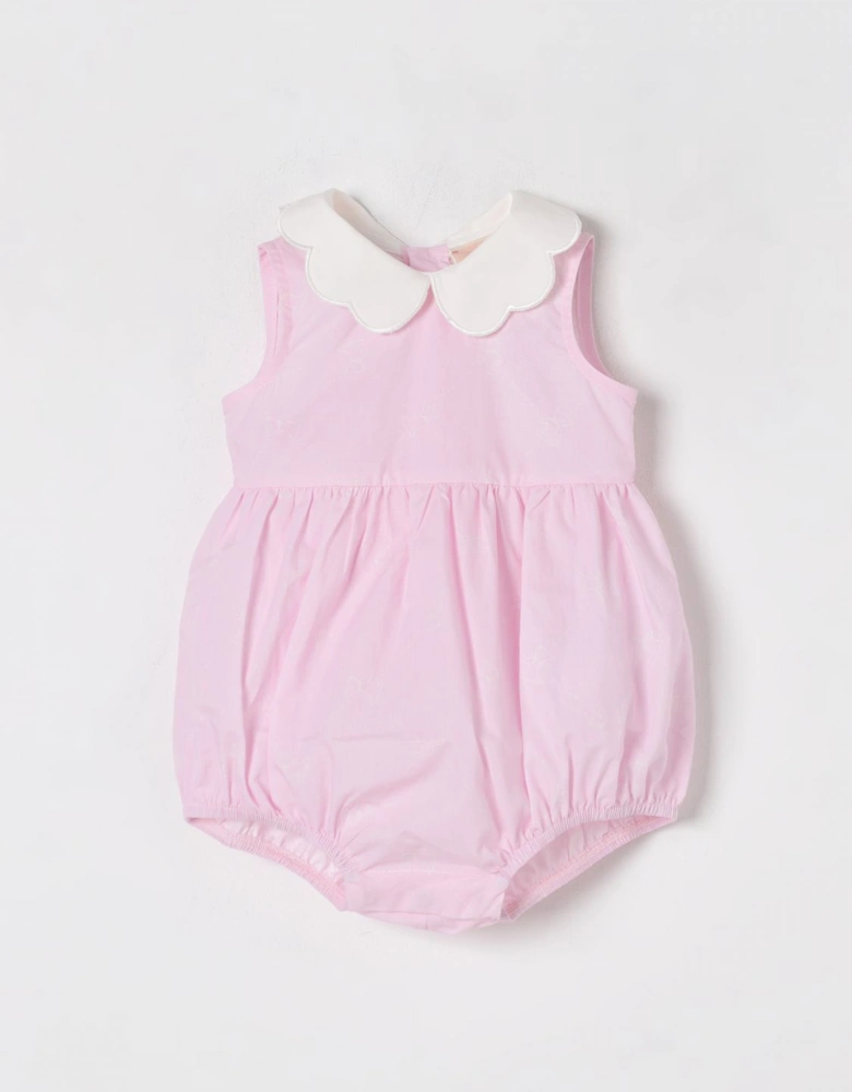 Baby Romper Peter Pan Collar Sleeveless