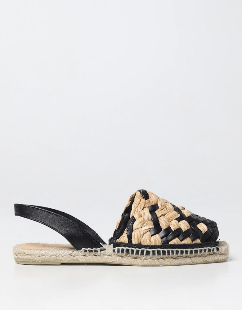 Woven Raffia Slingback Espadrilles