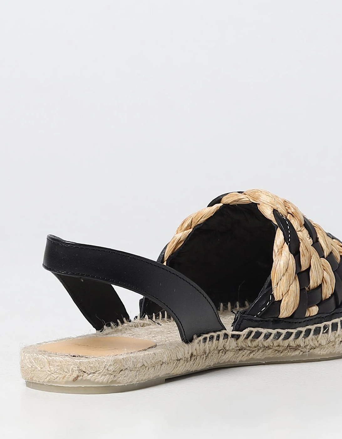Woven Raffia Slingback Espadrilles