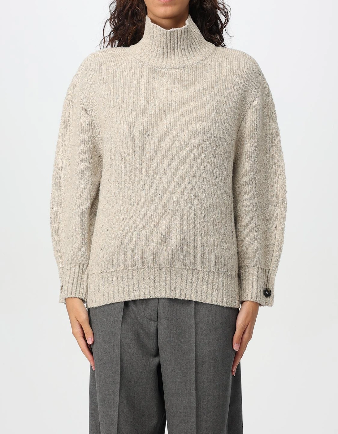Mock Neck Wool Cashmere Sweater, 6 of 5