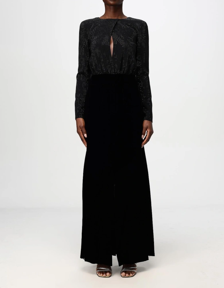 Velvet Evening Maxi Dress