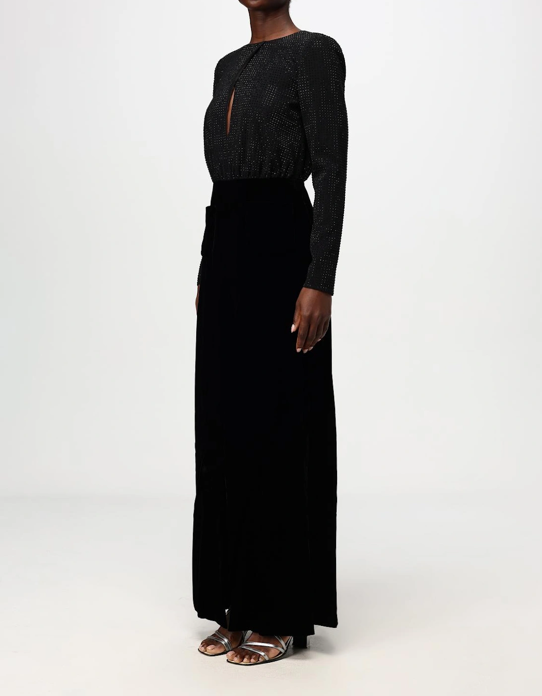 Velvet Evening Maxi Dress
