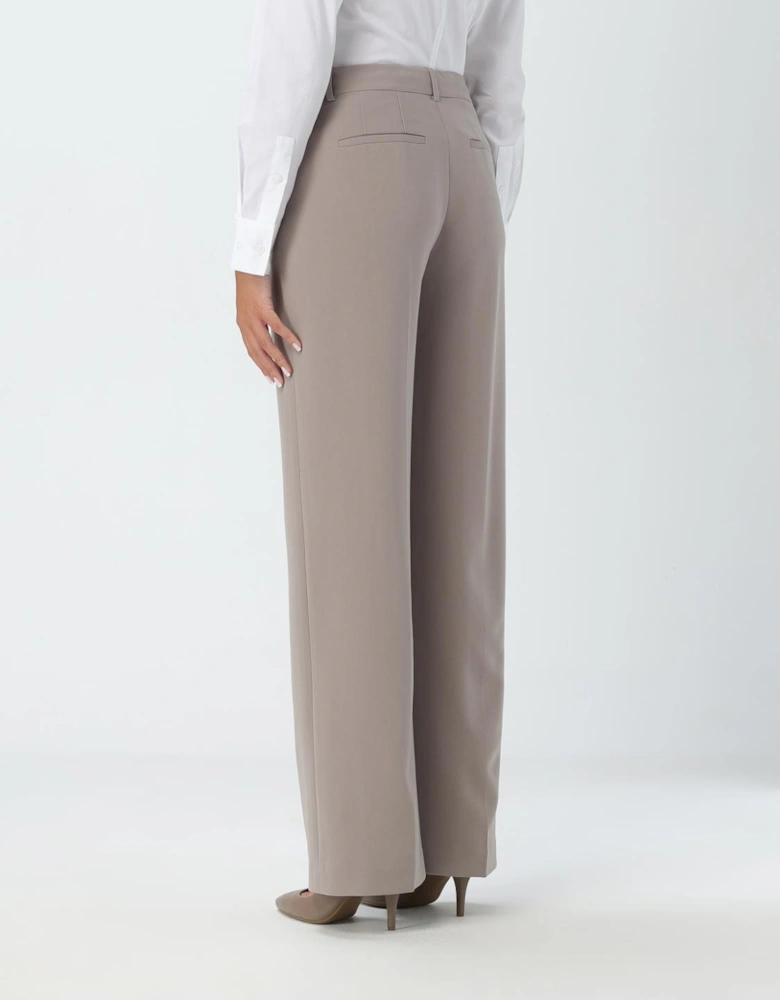 Wide Leg Crepe Pants