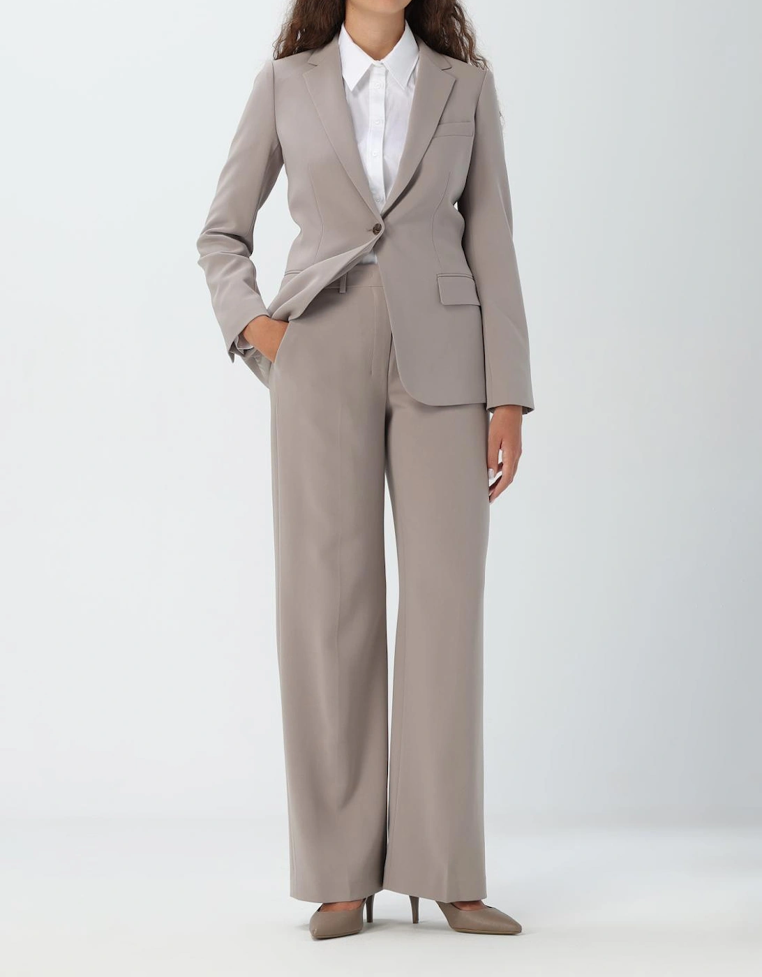 Wide Leg Crepe Pants