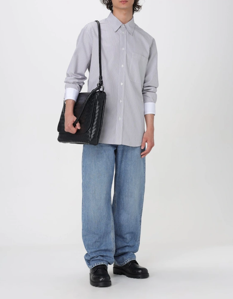 Cassette Shoulder Bag Intrecciato Weave