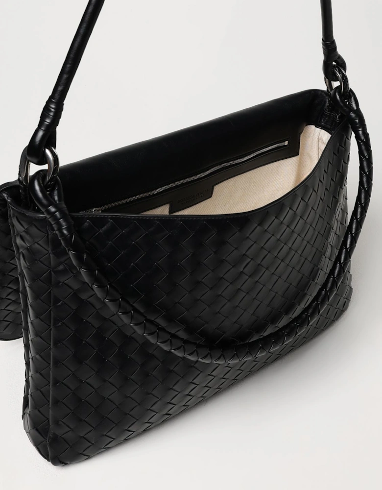 Cassette Shoulder Bag Intrecciato Weave