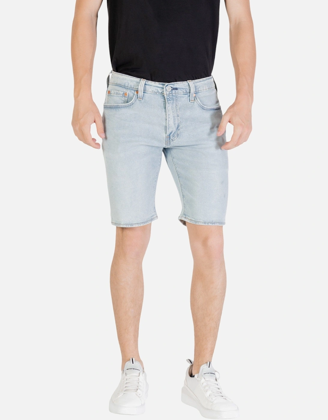 Denim Light Wash Shorts, 4 of 3