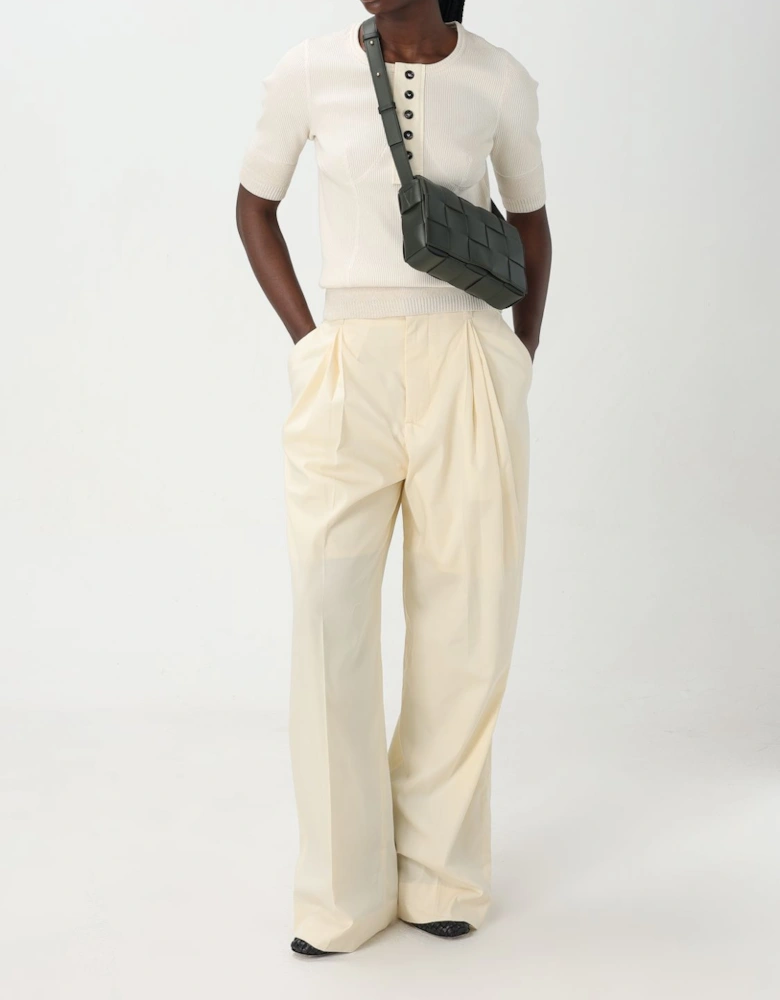 Pleated WideLeg Trousers