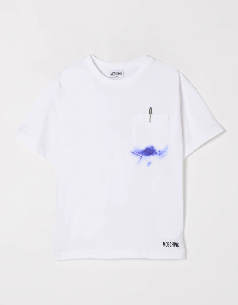 Pocket Tee Ink Blot Graphic