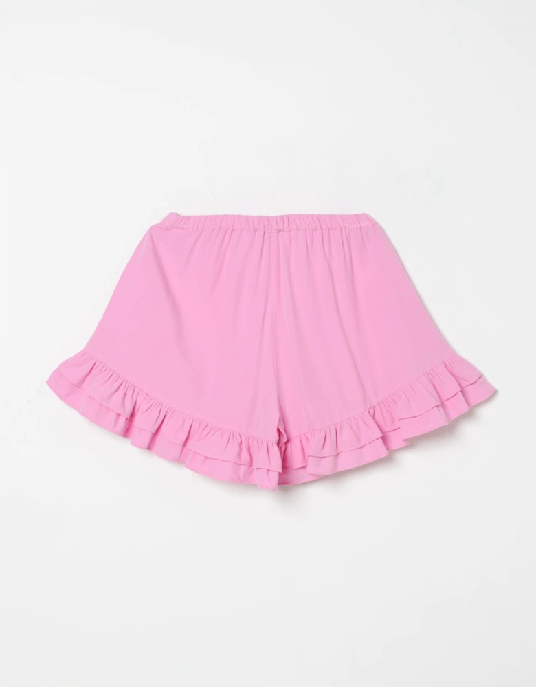 Ruffled Hem Shorts