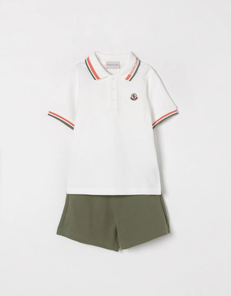 Kids Polo Shirt  Shorts Set Summer