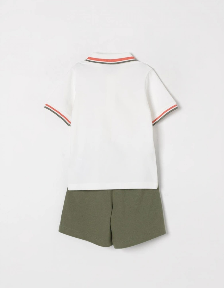 Kids Polo Shirt  Shorts Set Summer