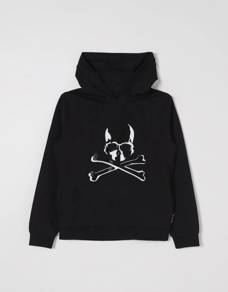 Kids Skull Print Hoodie