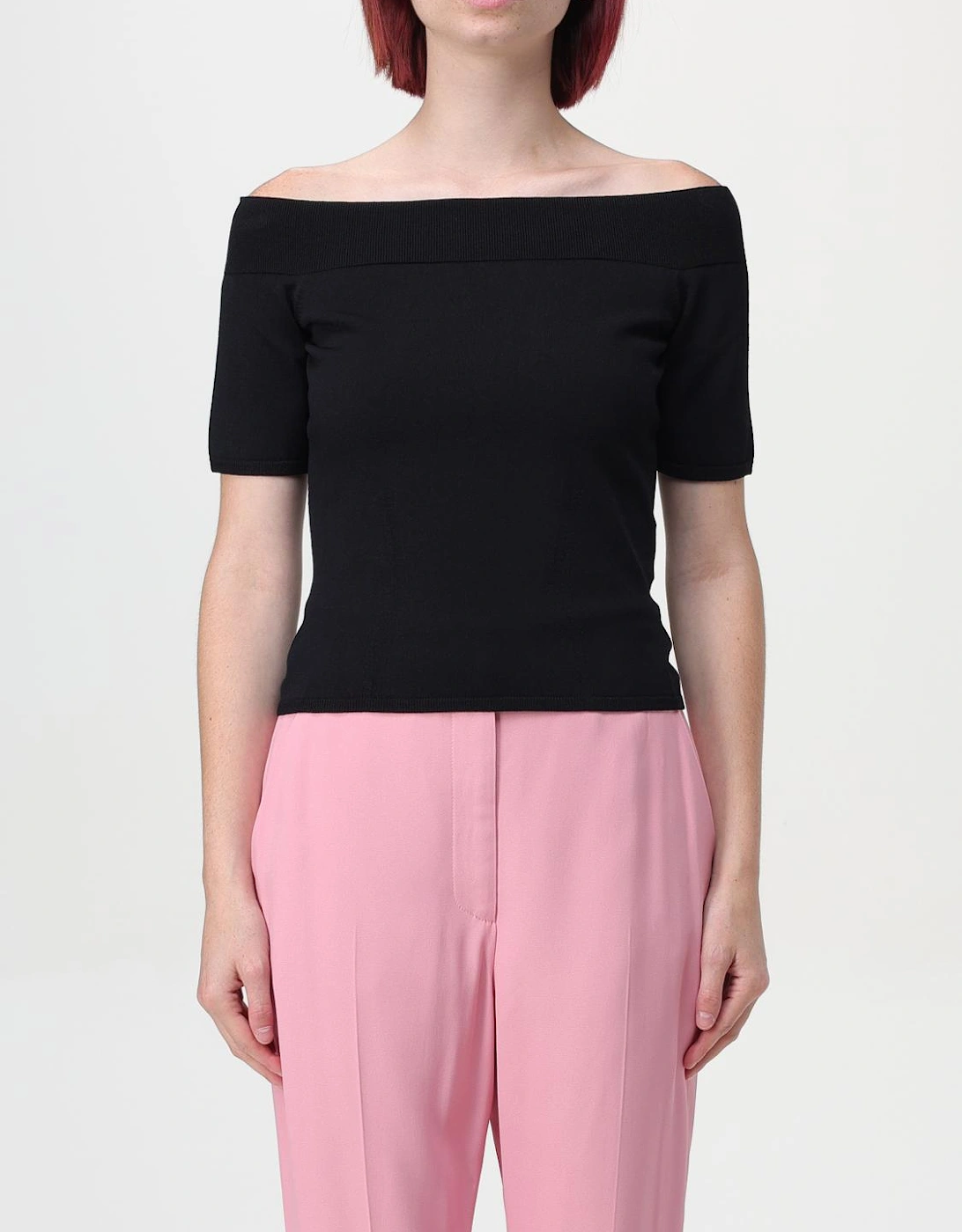 OffShoulder Ribbed Knit Top, 6 of 5