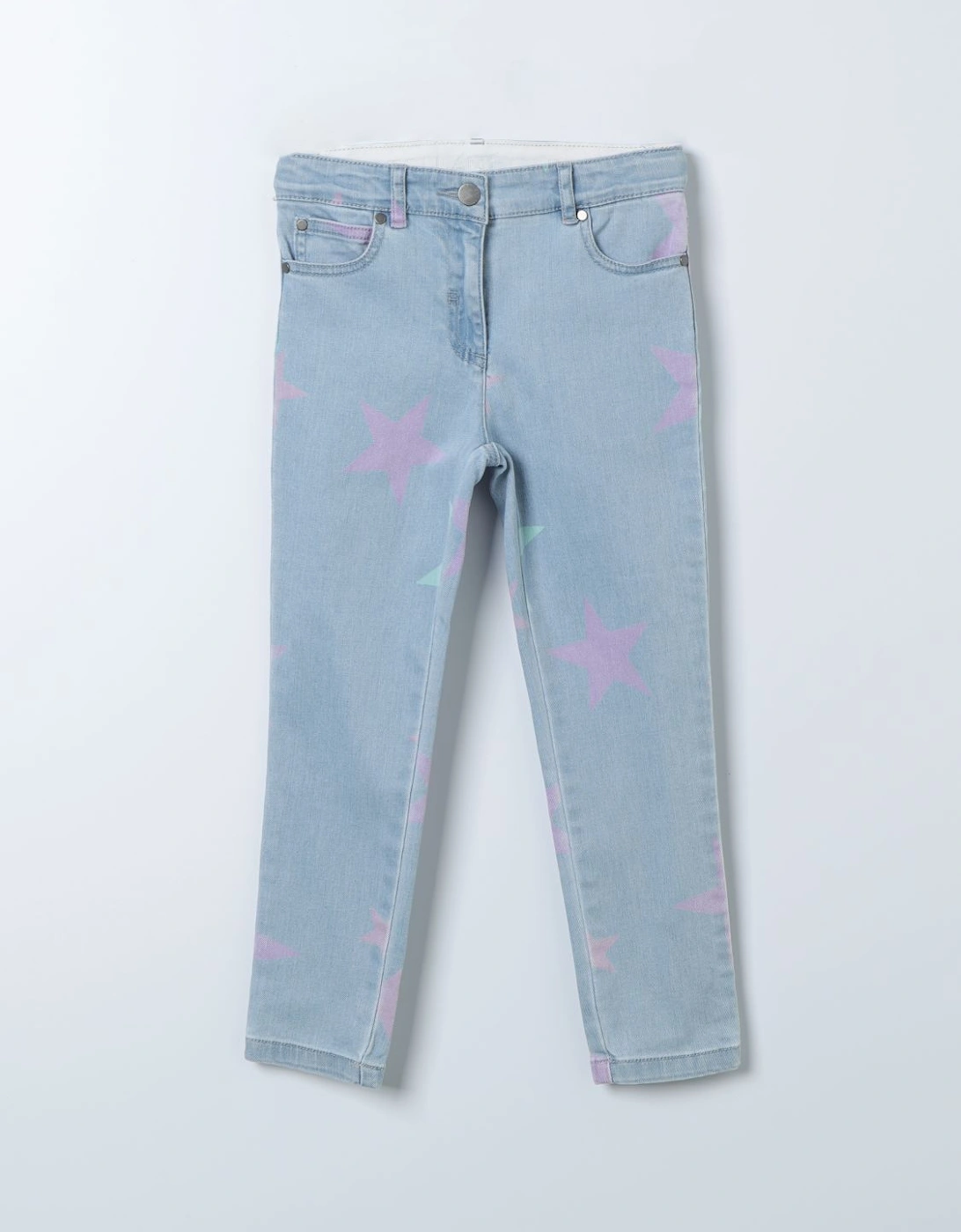 Kids Star Print Skinny Jeans, 3 of 2