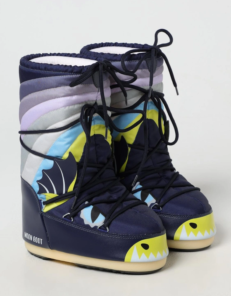 Rainbow Nylon Snow Boots