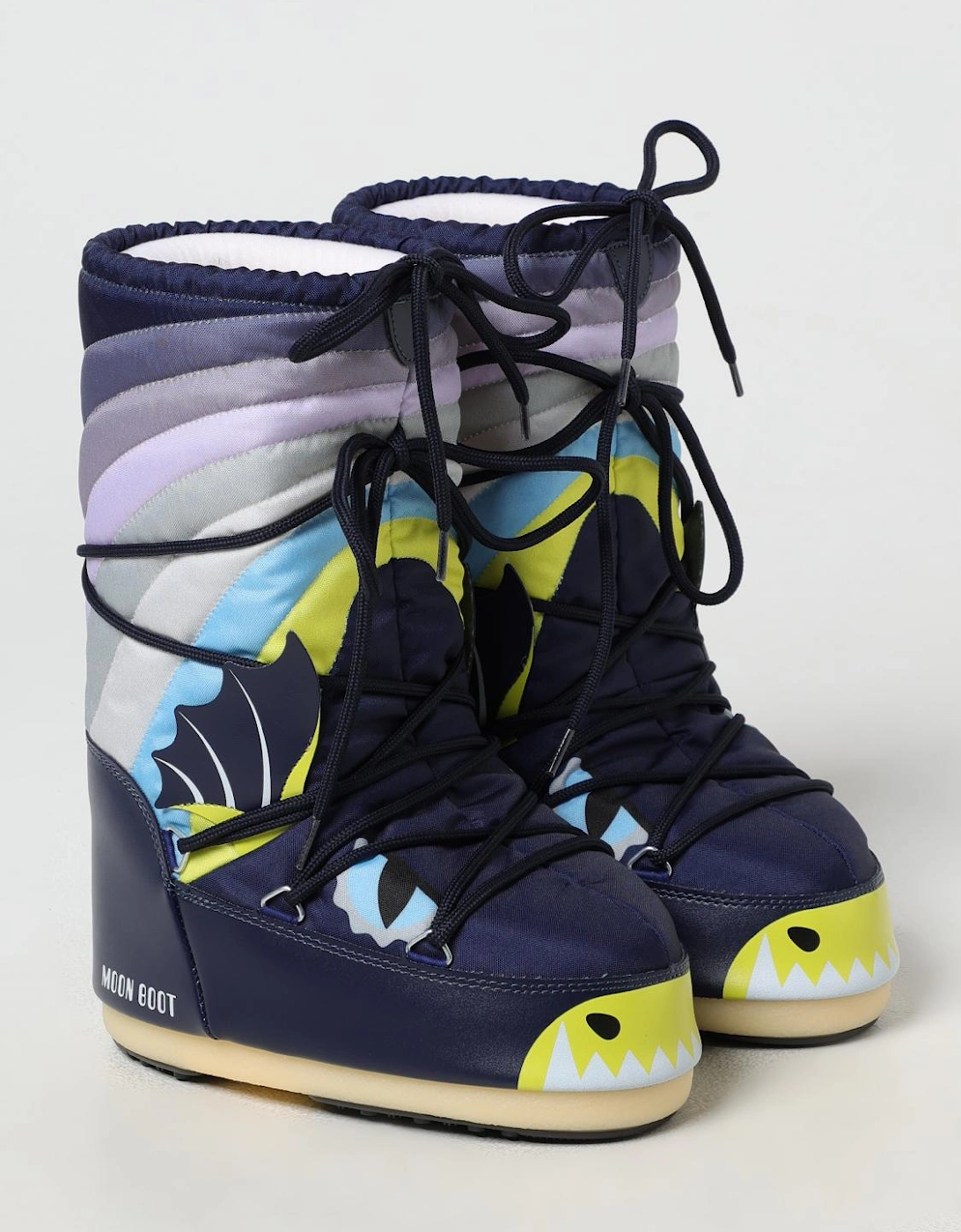 Rainbow Nylon Snow Boots