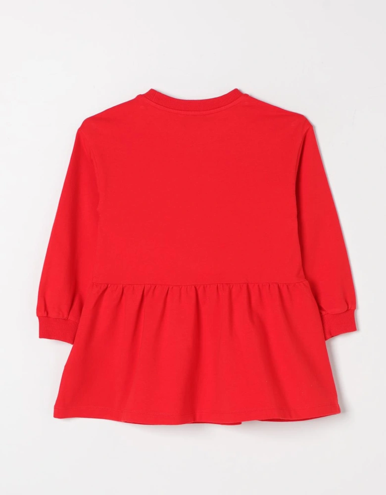 Kids HeartShaped Teddy Bear Dress