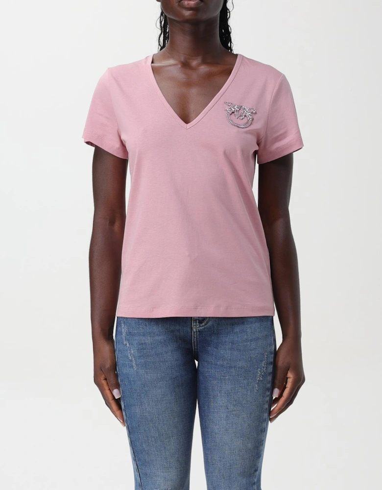 Embellished VNeck TShirt