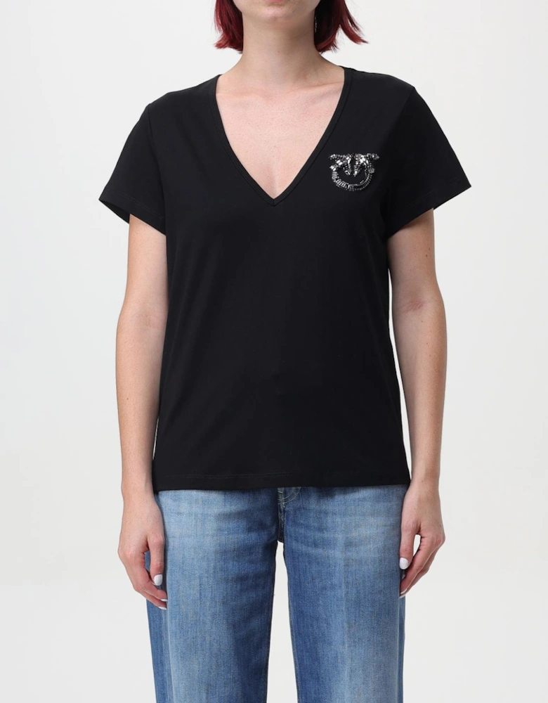 Embellished VNeck TShirt