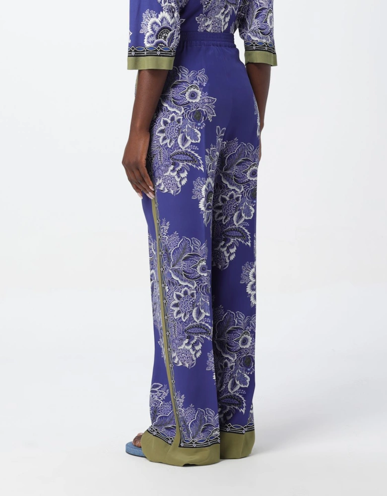 Floral WideLeg Trousers