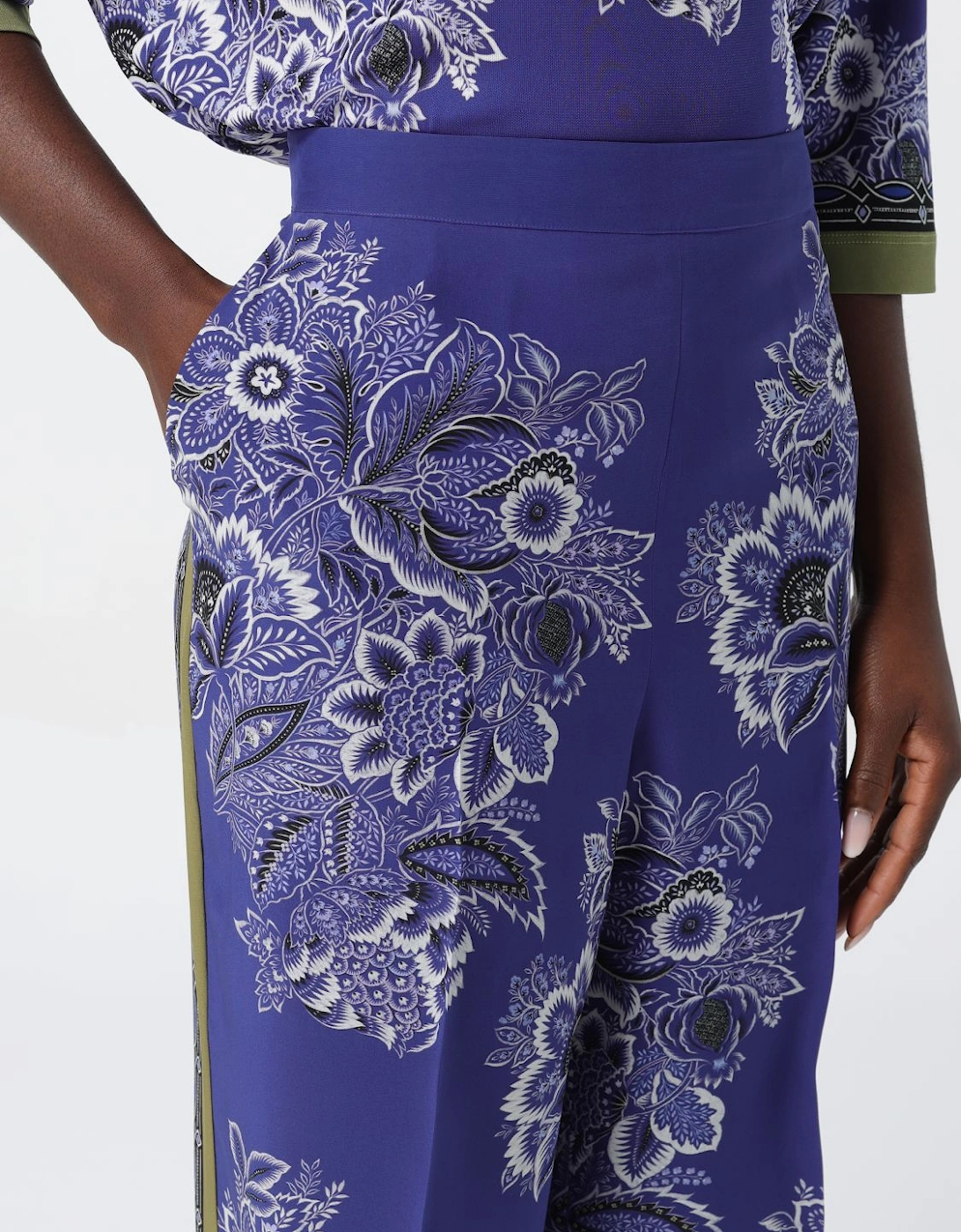 Floral WideLeg Trousers