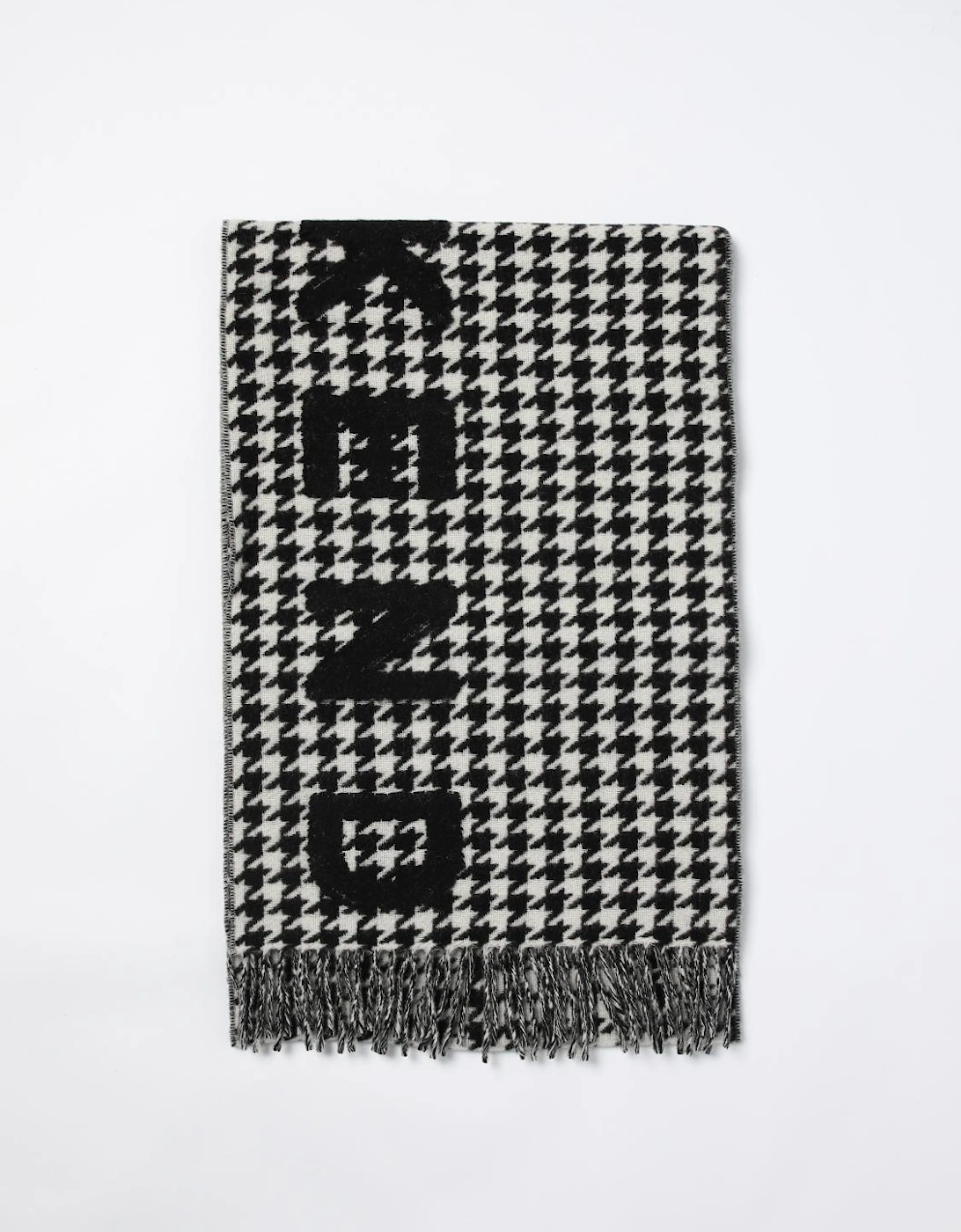 Houndstooth Scarf with Logo, 2 of 1