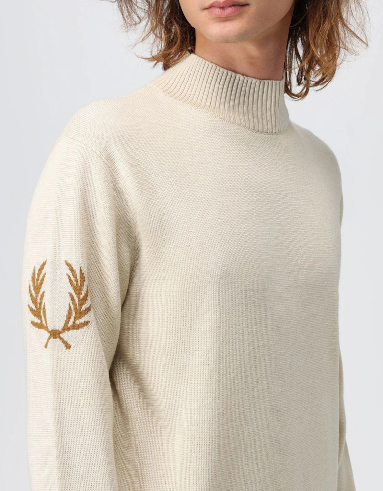 Mock Neck Knit Sweater