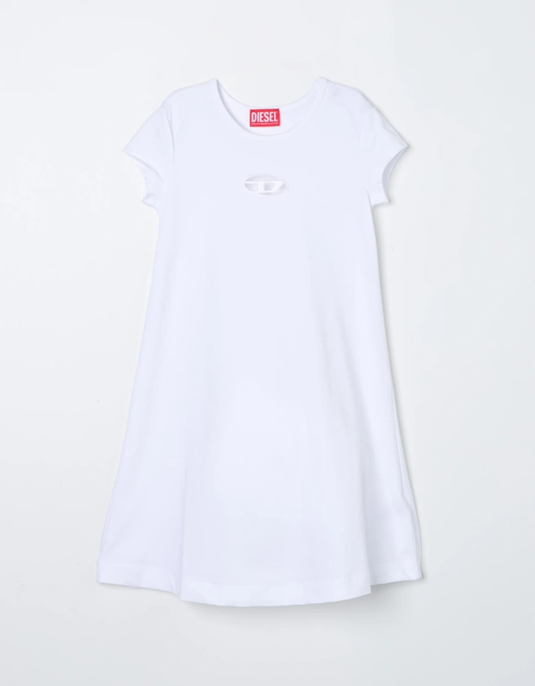 Girl ALine Mini Dress CutOut