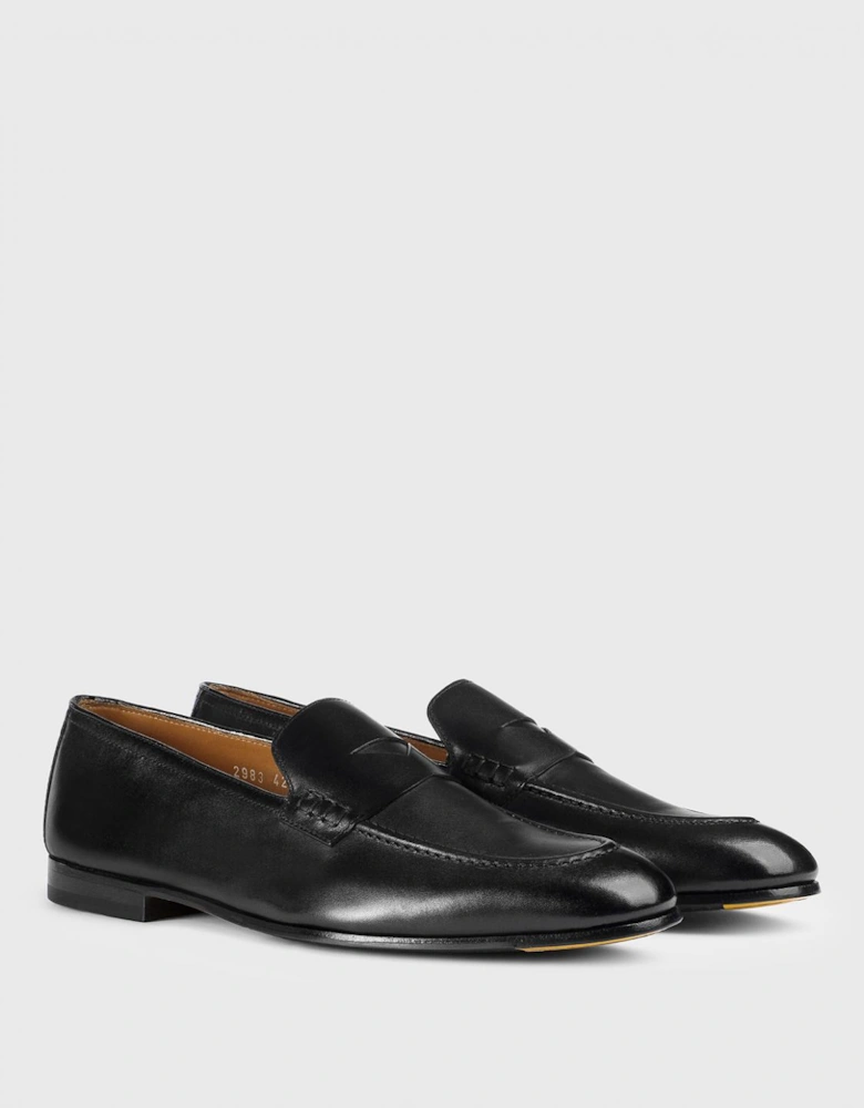 Leather Penny Loafers Classic Style