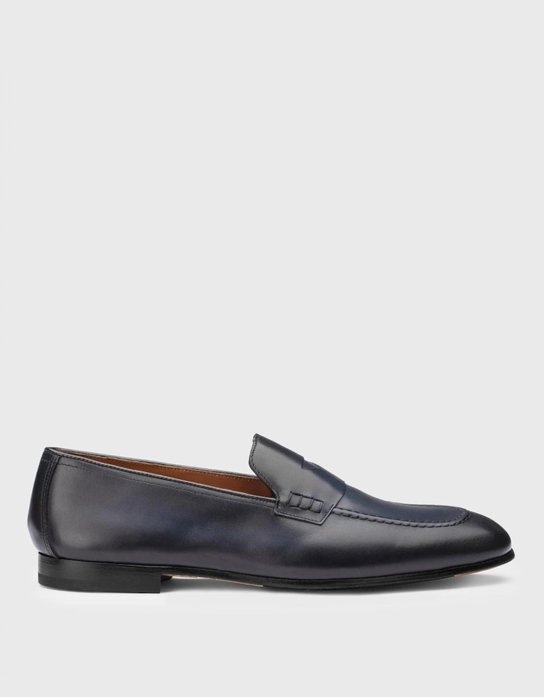Leather Penny Loafers Classic Style