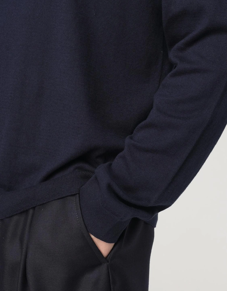 Crew Neck Wool Pullover Sweater