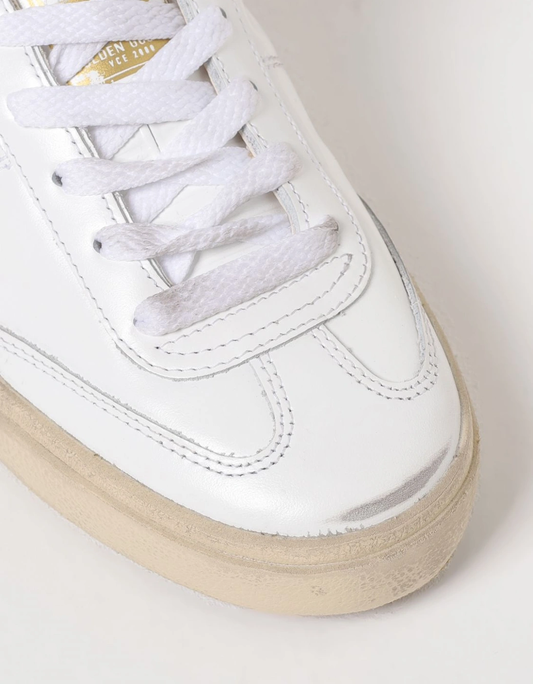 Ball Star Sneaker Distressed Leather