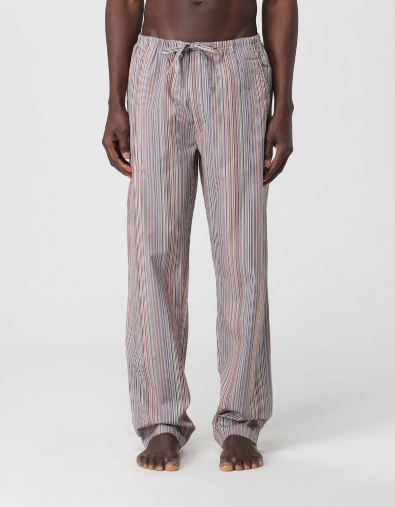 MultiColored Striped Pajama Bottoms