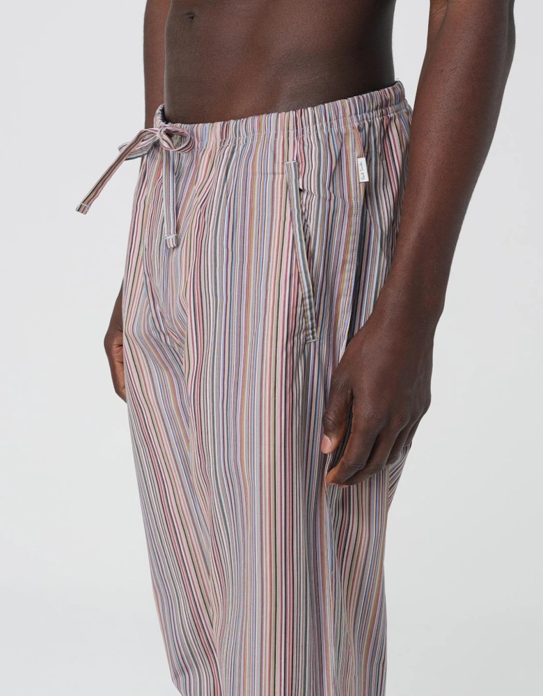 MultiColored Striped Pajama Bottoms