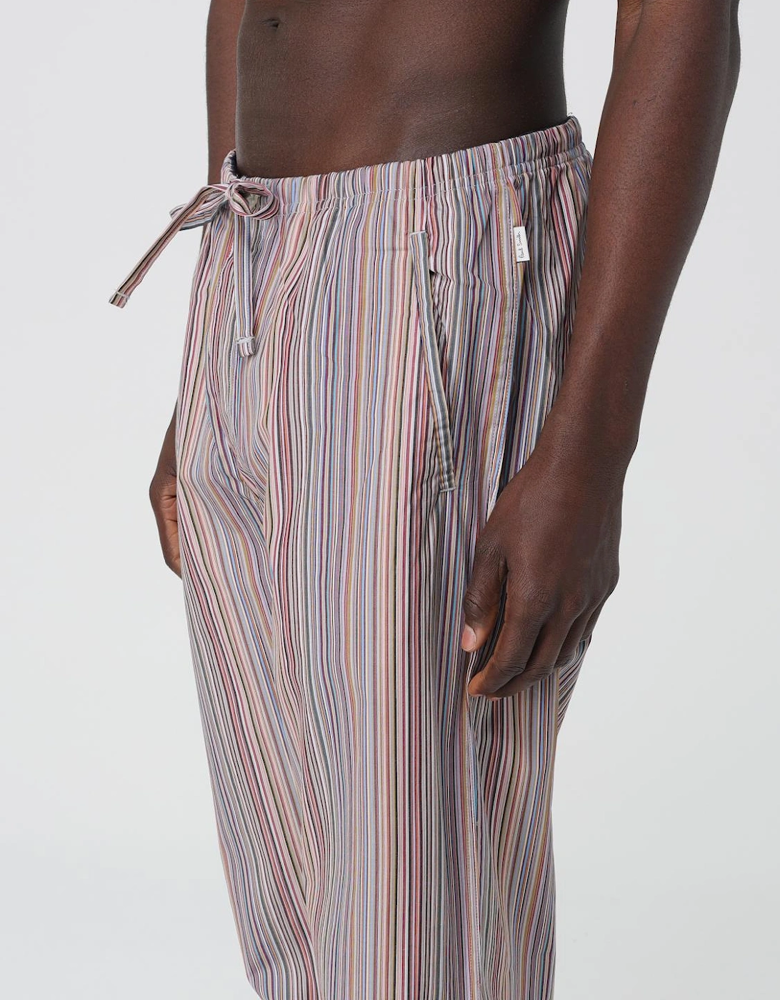 MultiColored Striped Pajama Bottoms