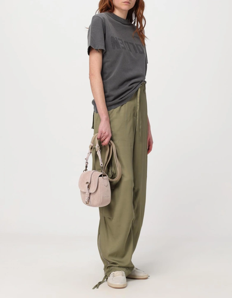 Suede Leather Crossbody Bag