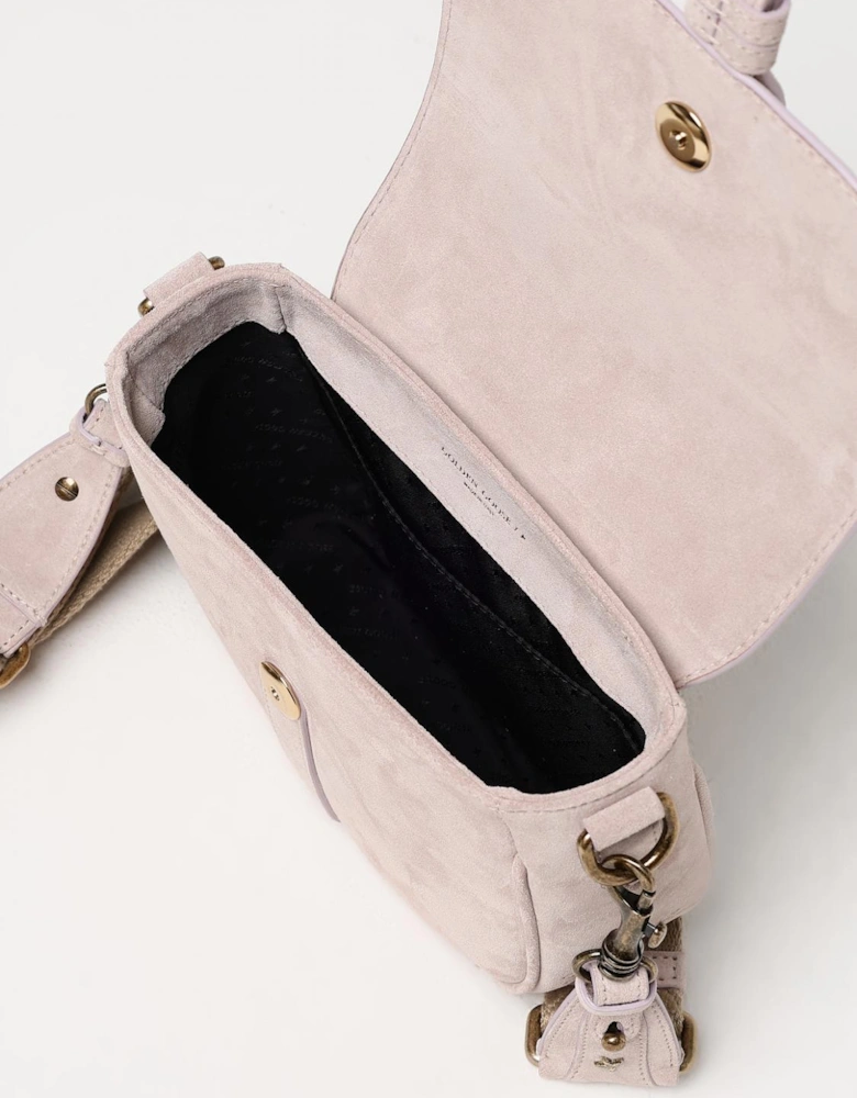 Suede Leather Crossbody Bag