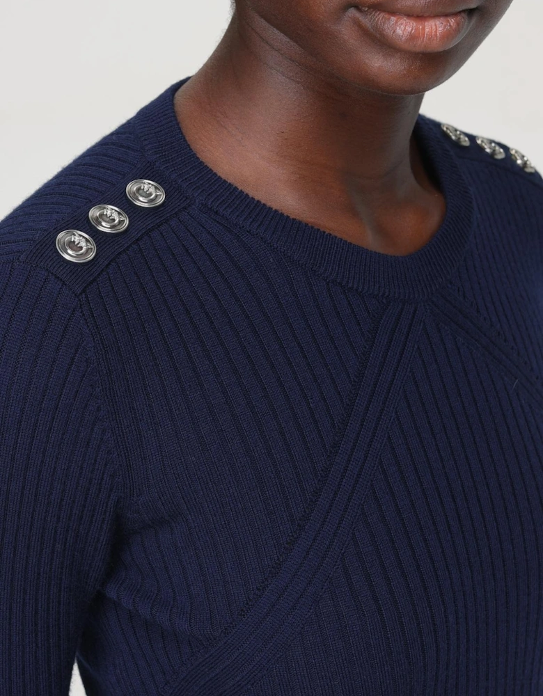 Ribbed Knit Pullover Sweater