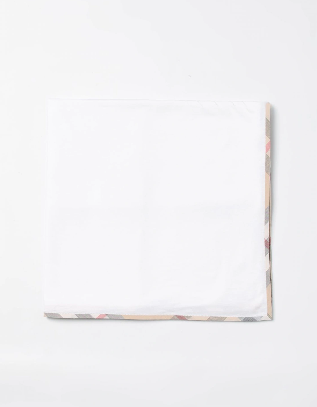 Cotton Throw Blanket Checked Border, 4 of 3