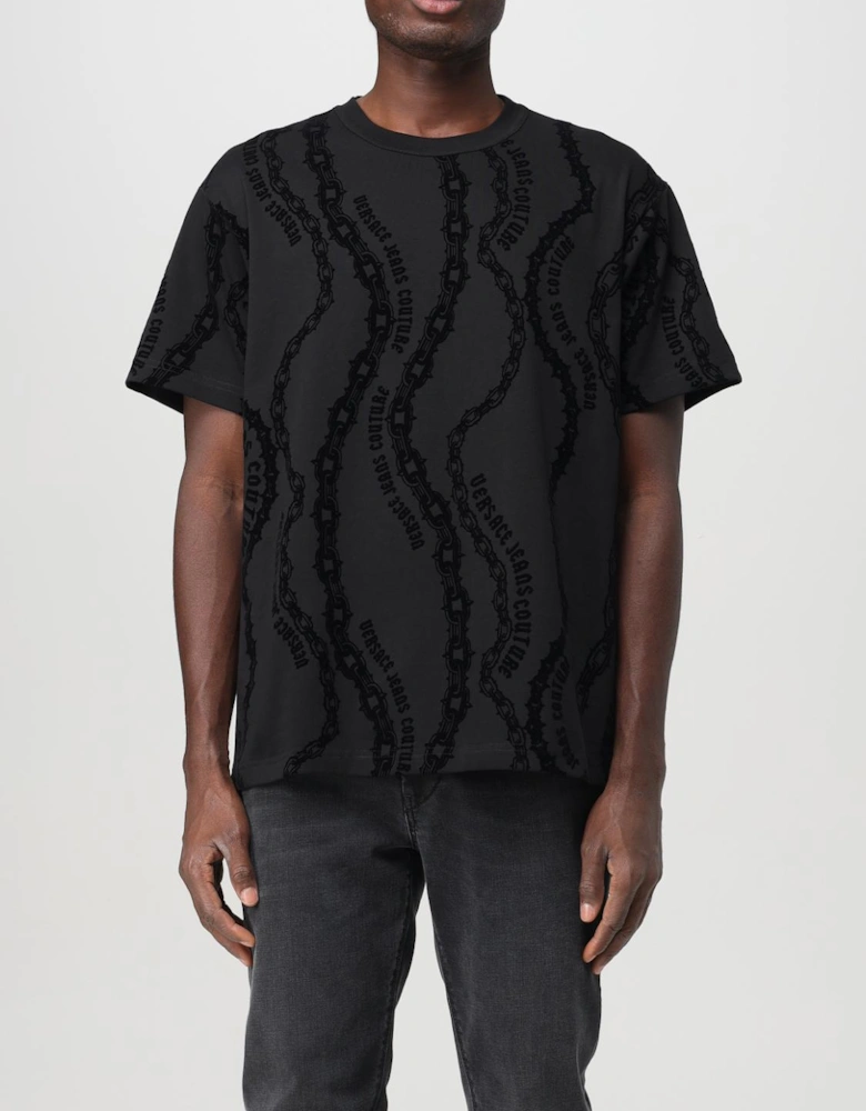 Chain Print Short Sleeve Tee