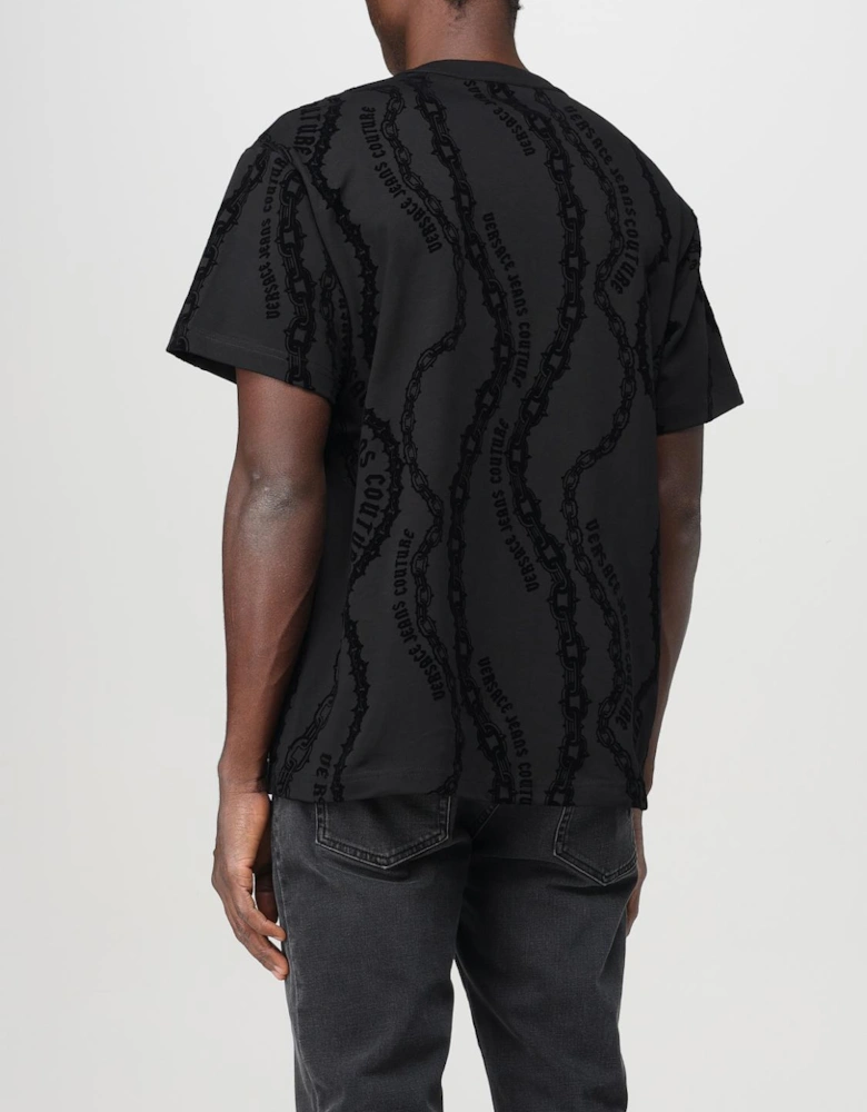 Chain Print Short Sleeve Tee