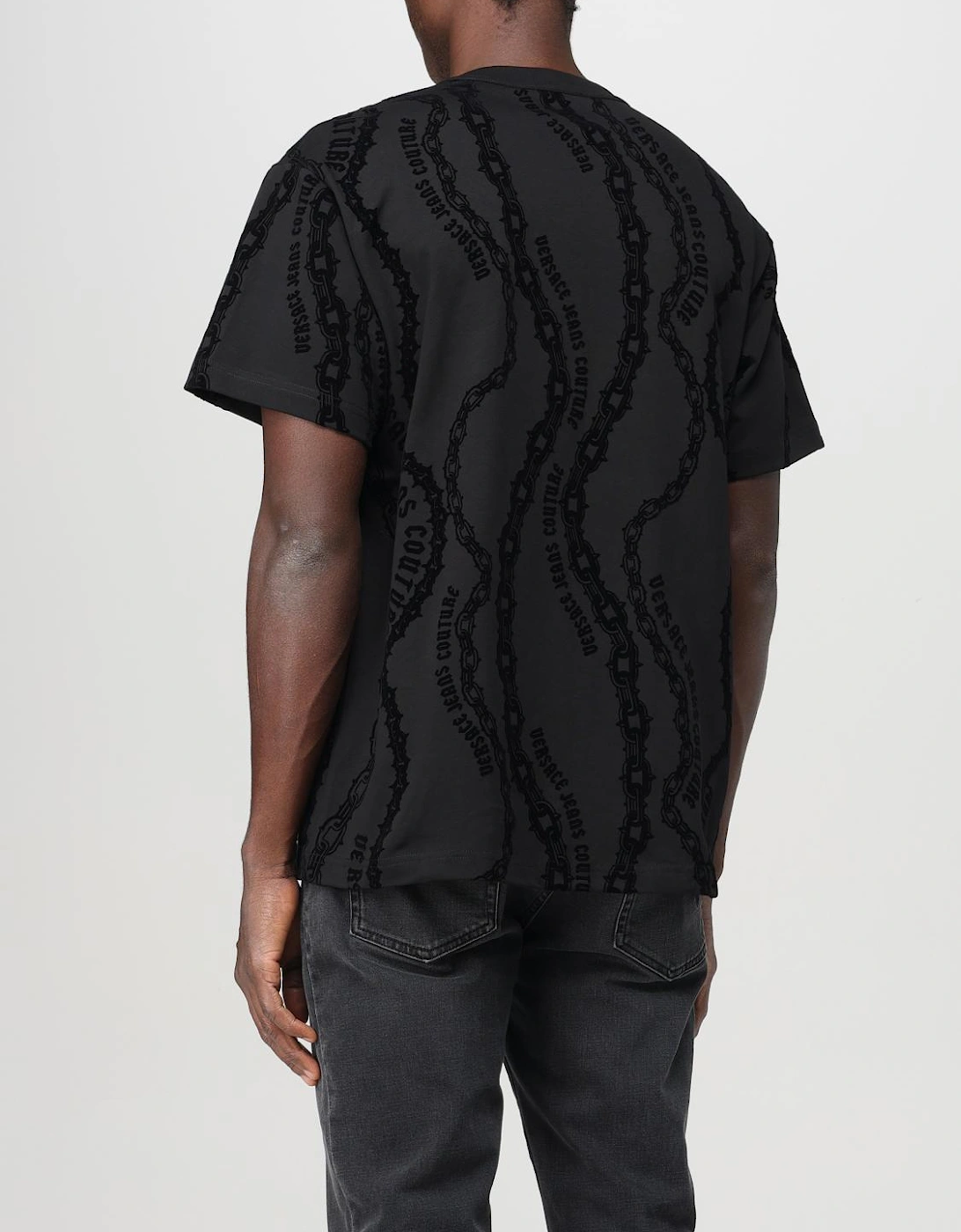 Chain Print Short Sleeve Tee