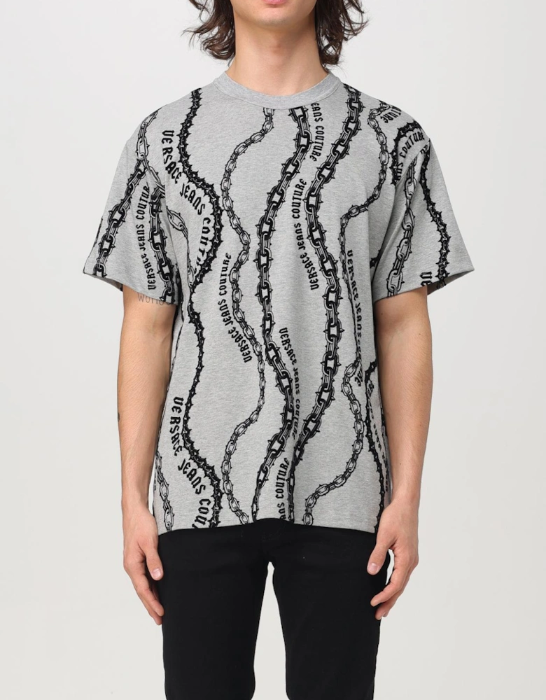 Chain Print Short Sleeve Tee