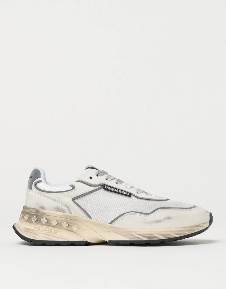 551 Distressed Leather Sneakers