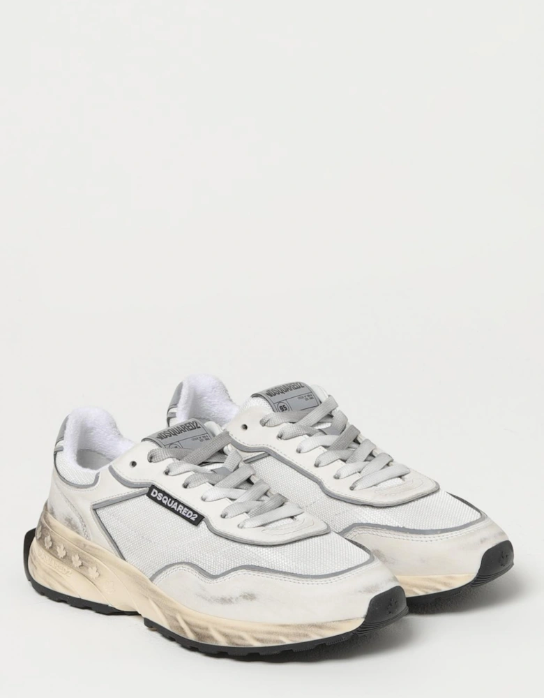551 Distressed Leather Sneakers