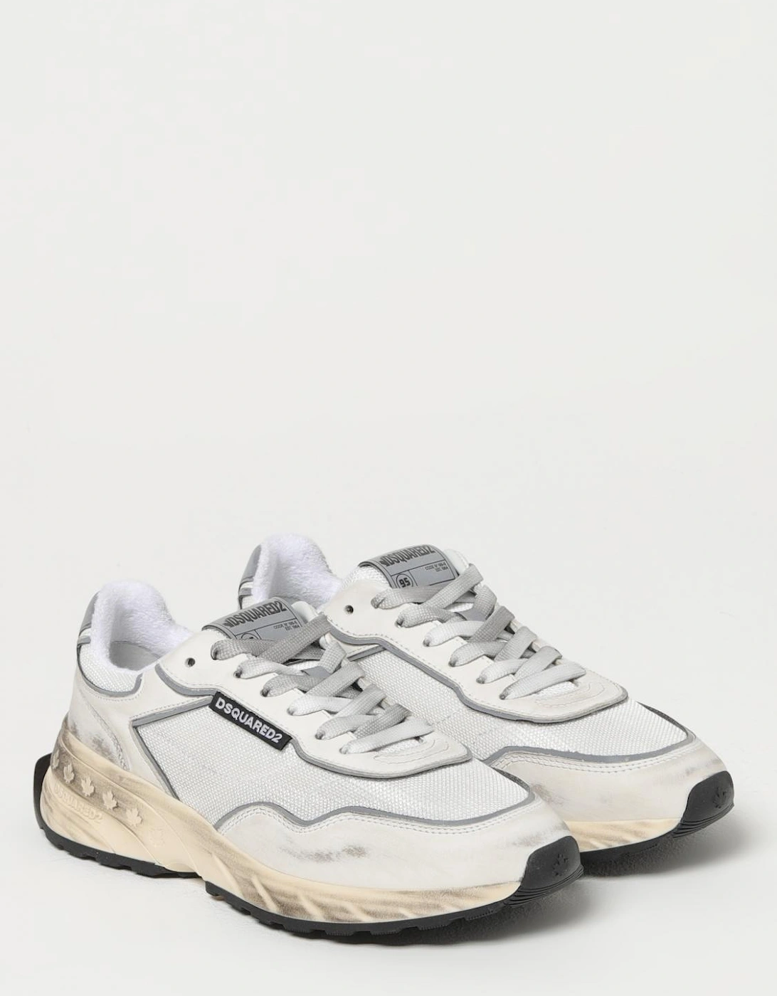 551 Distressed Leather Sneakers