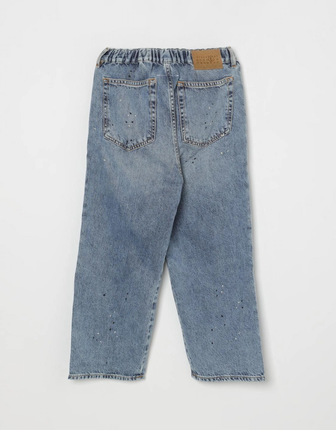 Wide Leg Paint Splatter Jeans